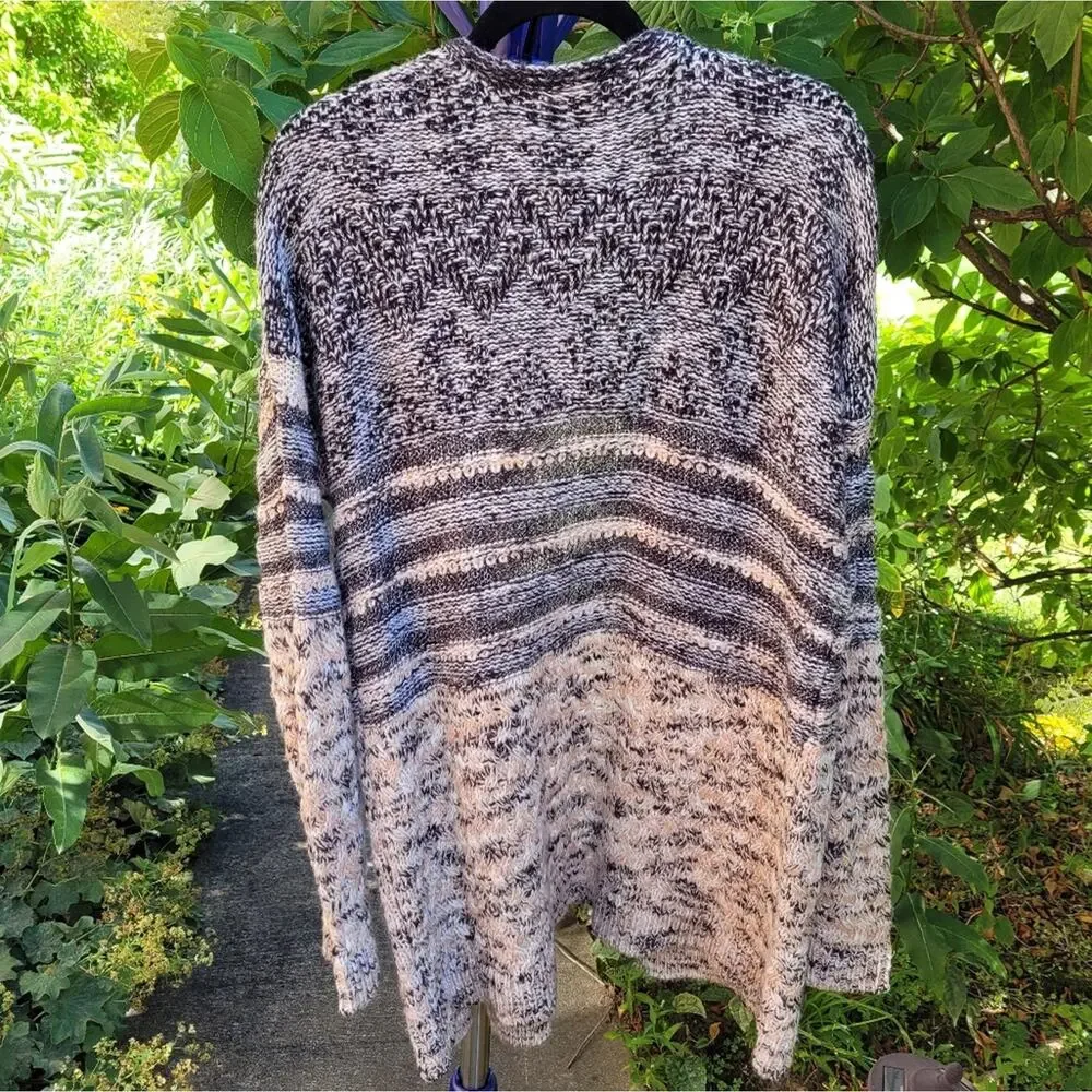 Maurices Long Marled Open Front Cardigan size XL